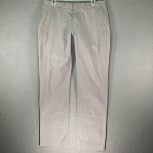 Express Photographer Pants Mens 31x32 Gray Pinstripe Flat‎ Front Dress Casual